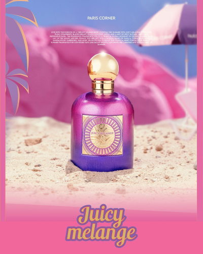 Parfum uniseks Paris Corner Emir Juicy Melange, EDP, 100ml, vjollcë rozë
