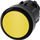 Buton komandues Siemens 3SU1000-0AB30-0AA0, 22mm, rikthim vetjak, i verdhë