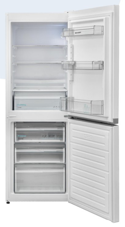 Frigorifer me ngrirës Sharp SJ-FBB02DTXWE EU, 54cm, NanoFrost, i bardhë