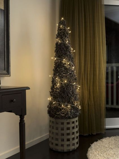 Zinxhir dritash LED Konstsmide 6344-820, 100 drita, për mrena, dritë qelibar