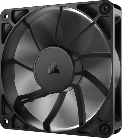 Ventilatorë për kasë CORSAIR RS120, set 3x120mm, PWM, të zinj