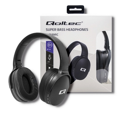 Kufje Qoltec 50851, Wireless, të gjelbërta