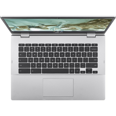 Лаптоп Asus Chromebook CX1, 14\", 4 GB RAM, 64 GB SSD, Intel Celeron N3350, Intel HD Graphics 500, сребрен