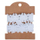 Shirit dekorativ Craft with Fun Snowflake Felt 463508, 2 m, me model bore, i bardhë