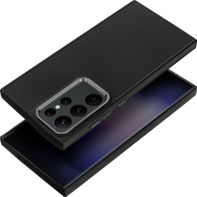 Maskë telefoni Frame për Samsung Galaxy S23 Ultra, TPU, mbron kamerën, e zezë
