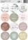 Set stickerash Szaron Sticker Set Pastel, 12 copë, dizajn të krishterë, ngjyra pastel
