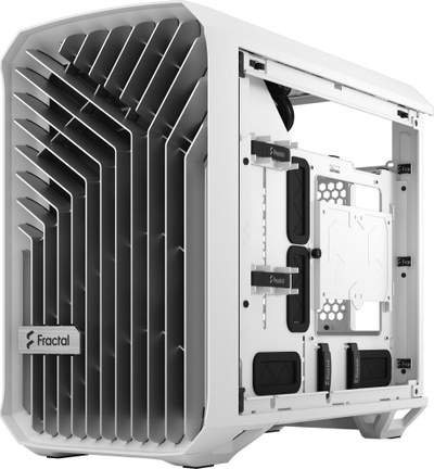 Kasë Fractal Design Torrent Nano, e bardhë TG Clear Tint, Micro Tower