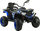 Quad elektrik për kalamaj 4x4, me telekomandë, LED, Bluetooth, blu me zi
