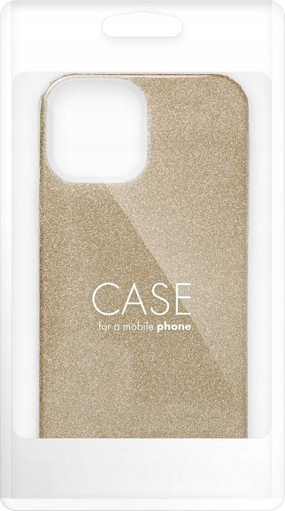 Maskë telefoni Forcell Shining për Xiaomi Redmi Note 12 4G, TPU PC, me shkëlqim, ngjyrë gold