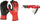 Doreza pune Milwaukee Dipped Gloves, që s’priten kollaj, madhësia 2XL, të kuqe