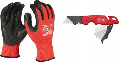 Doreza pune Milwaukee Dipped Gloves, që s’priten kollaj, madhësia 2XL, të kuqe