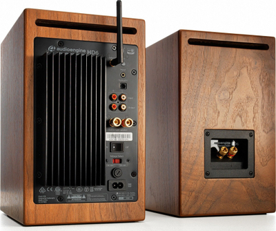 Kaltoparlantë Audioengine HD6, wireless, Bluetooth aptX HD, dru arre