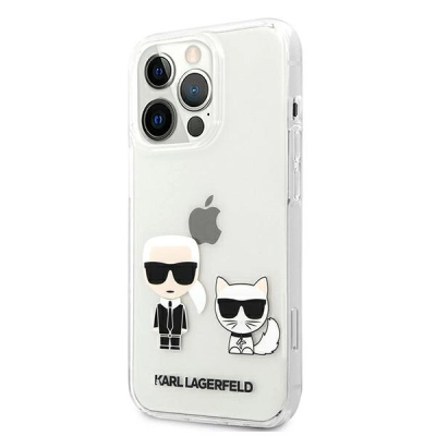 Maskë telefoni Karl Lagerfeld Ikonik për iPhone 13 Pro Max, PC/TPU, e tejdukshme