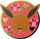 Mbajtëse telefoni PopSockets Pokemon PopGrip, Eevee Enamel Hearts, kafe