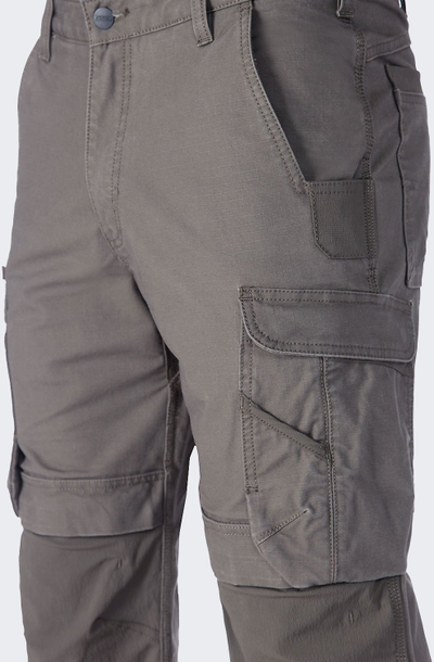 Работни панталони Carhartt Steel Cargo, W36 L34, темно сиво