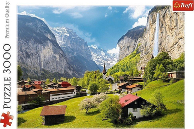 Puzzle Trefl Lauterbrunnen Zvicër, 3000 copa, 1160 x 850 mm, shumëngjyrësh