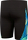 Rroba banje për burra Speedo Allover Digi V-Cut Jammer, Eco Endurance+, deri te gjuri, të zeza me shumë ngjyra