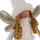 Figurinë dekorative Ruhhy Fairy White Christmas 22342, për Krishtlindje, e bardhë
