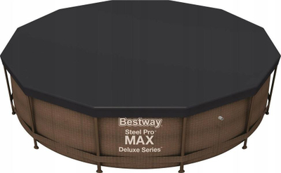 Прекривка за базен Bestway (58037), 366 см, црна
