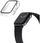 Mbrojtëse për orë inteligjente Laut Shield, Apple Watch 40 41mm, e tejdukshme me kornizë të zezë