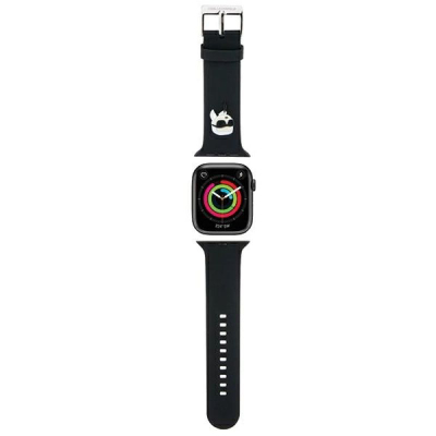 Rrip ore Apple Karl Lagerfeld Karl Head NFT, silikon, 42/44 mm, i zi