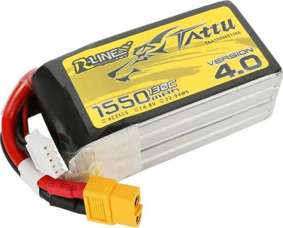 Bateri Tattu R - Line Version 4.0 për FPV, 1550mAh, 14.8 V
