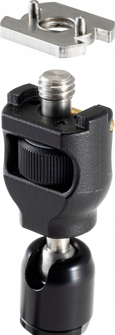Krah montimi Manfrotto 244 Micro, me fërkim, me adaptor ARRI Style, i zi