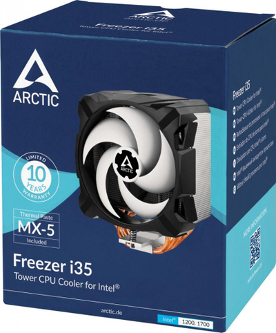Ftohës Arctic Freezer i35 (ACFRE00094A), 120 mm, i bardhë dhe i zi