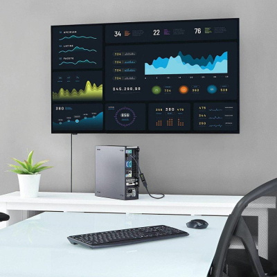 Adapter DisplayPort në HDMI IADAP DP HDMIF8K, 8K, i zi
