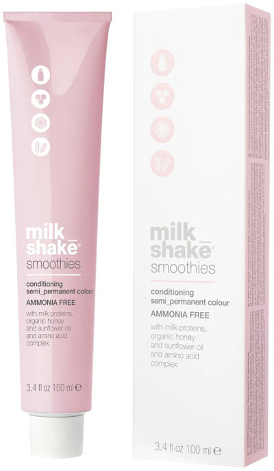 Ngjyrë gjysmë-permanente flokësh Milk Shake Smoothies, me kondicioner, 100 ml