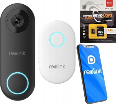 Zile dere me kamerë Reolink D340W, 2K, WiFi, e zezë