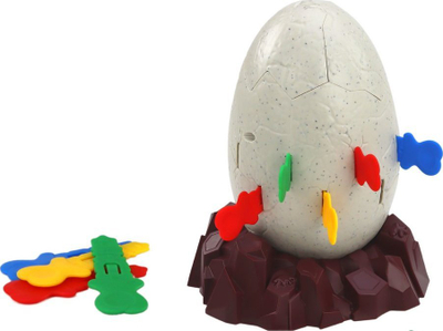 Loja tavolinë Dinosaur In Egg Arcade, 16 shkopinj, për kalamaj 3+, shumëngjyrëshe