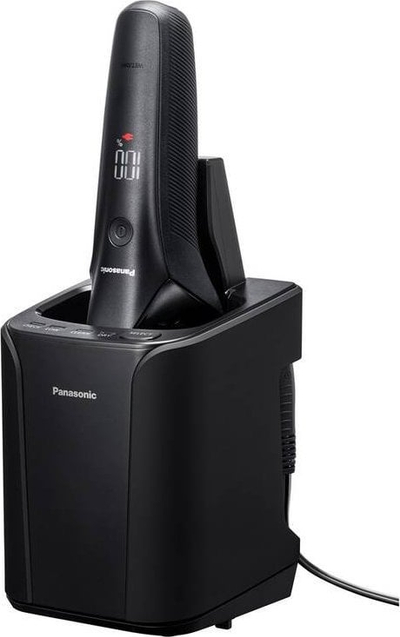 Brisk elektrik Panasonic ES LS9A K803, 6 tehe, stacion pastrimi dhe karikimi, i zi