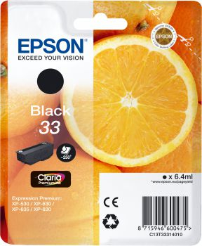 Ngjyrë për printim Epson (C13T33314010), e zezë