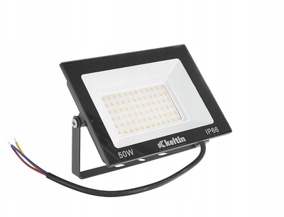 Reflektor LED SMD 100W, 4500K dritë neutrale, i zi