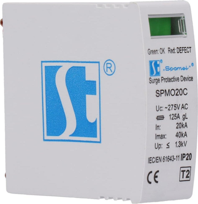 Modul mbrojtës nga mbingarkesa Spamel SPMO20C, tip C, 1 modul, gri