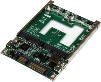 Përshtatës StarTech SATA - 2x mSATA (25SAT22MSAT)