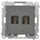 Modul prizë HDMI dyshe Kontakt-Simon Simon 55 TGHDMI2.01/116, grafit mat