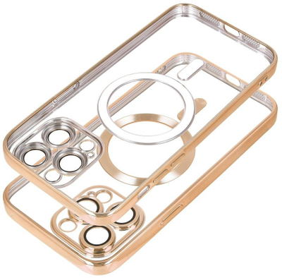 Futrollë telefoni OEM Electro Case për iPhone 14 Pro, MagSafe, ari