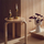 Mbajtëse qirinjsh Iittala Nappula Brass, bronz, set dekorativ, ngjyrë ari