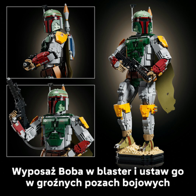 Set LEGO Star Wars Boba Fett 75455, 1544 pjesë, figurë koleksionare