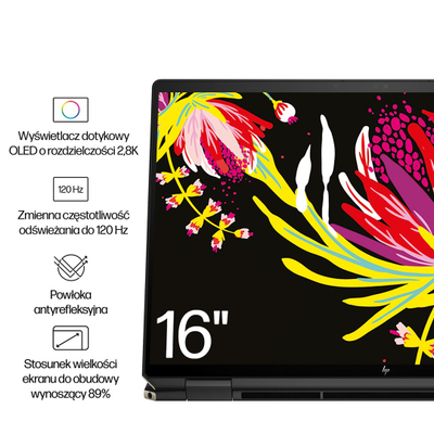 Laptop HP Spectre x360, 16", Intel 155H, 32 GB RAM, 2 TB SSD, i zi
