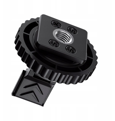 Adapter cold shoe JJC HC DMN për DJI Mic Mini, për action cam, ngjyrë e zezë
