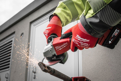 Brushe këndore Milwaukee M18 BLSAG125X-0, 125mm, pa kabllo, e kuqe