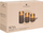 Set qirinj LED dekorativë Sena Amber Glass, 3 copë, qelq, ngjyrë amber