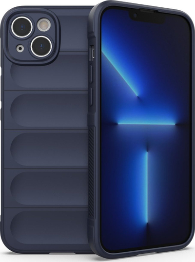 Këllëf telefoni Hurtel Magic Shield Case për iPhone 14 Plus, i butë, mbron mirë, blu e errët