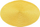 Nastro tavoline Zebulon Round, diametër 35 cm, polipropilen, ngjyrë mustard
