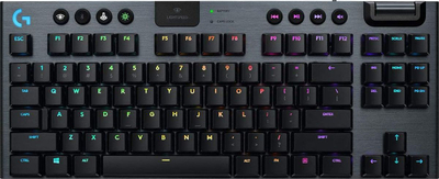 Tastierë Logitech G915 TKL Romer-G Clicky, e zezë
