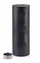 Qiri dekorativ Candle Candle Lantern, 12 x 36 cm, stil rustik, i zi mat