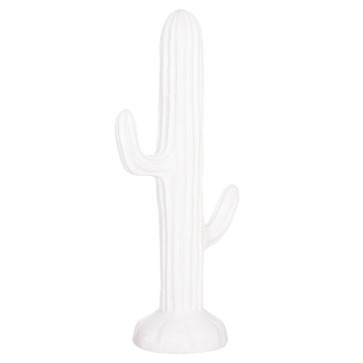 Kaktus dekorativ dyshemeje Hm4386.02L, MDF, 63x37x150cm, i bardhë